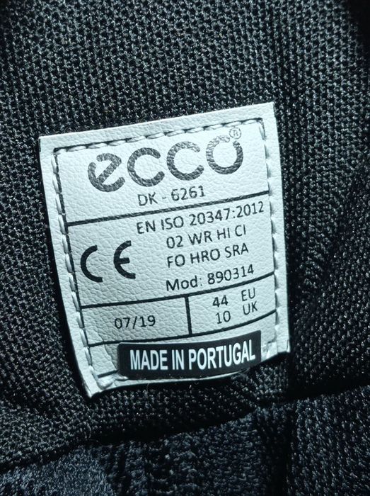 Черевики шкіряні ECCO  Gore-tex 44р.
