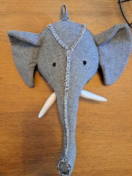 Elefante decorativo para pendurar na parede
