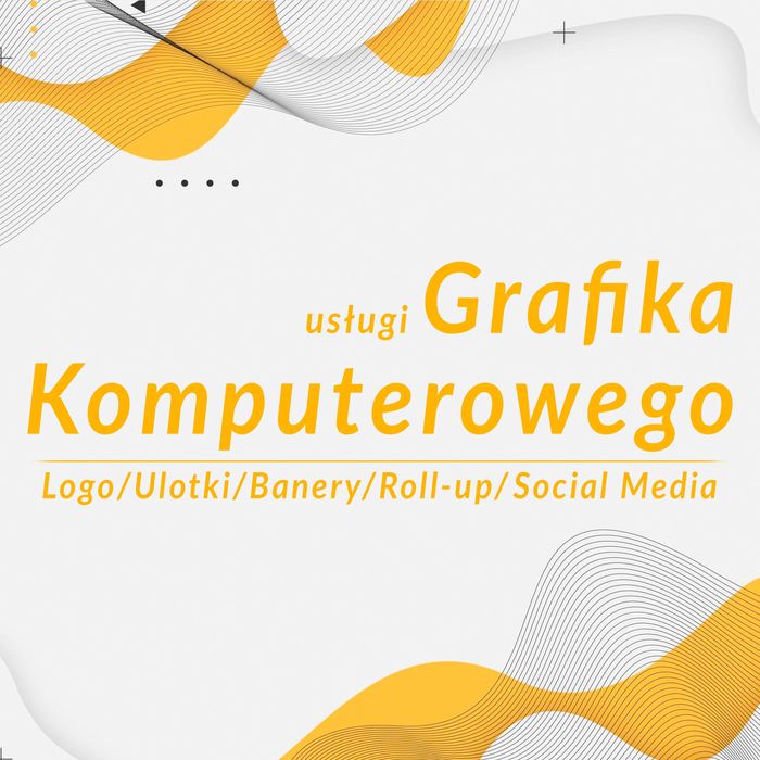 Usługi Grafika Komputerowego (DTF reklama broszury logo media retusz)