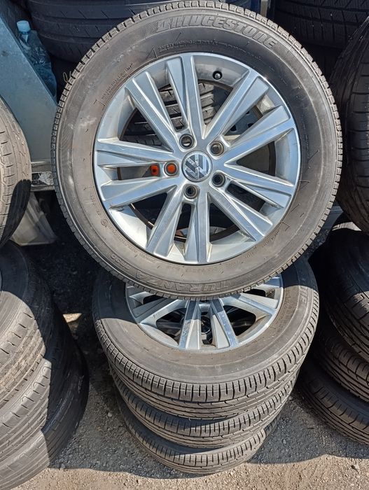 Диски з колесами wv 5/112/r16,Golf 4/5/6/7/8,Pasat B5/6/7/8,Caddy Toura Skoda, Octavia,super BTiguan,8mm літо,