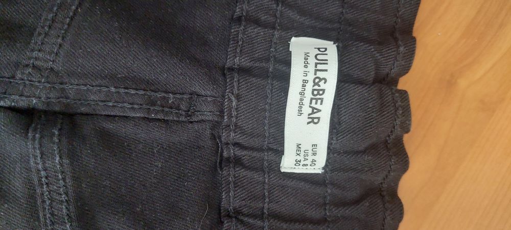 Calças pretas slouchy Pull&Bear - NOVAS