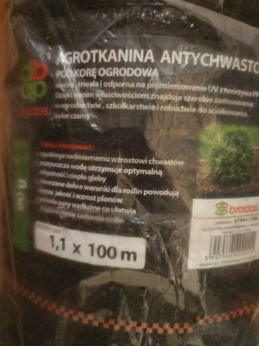 Мульчувальна агротканина Bradas Польща 1.10x100м
