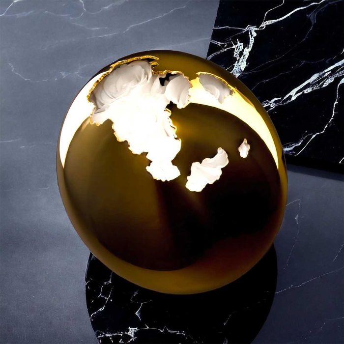 rzezba new Andrea salvetti golds egg 22/100 24 k gold ,sygnowane