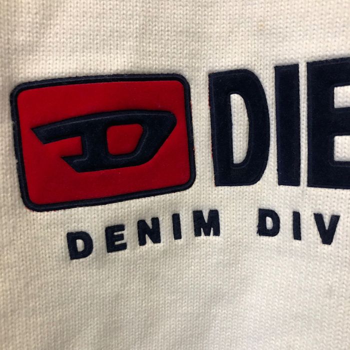 Sweter Diesel Spellout Vintage 90’s Avant Garde Big Logo