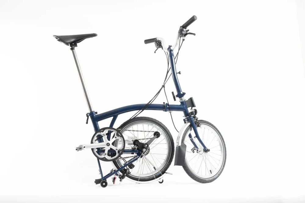 Rower składany Brompton M6L Tempest Blue Dynamo Brooks . Raty 0%
