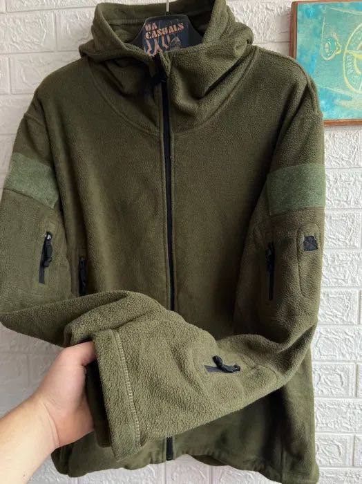 Тактична флісова кофта Savage Island військова мілітарі олива р2-3ХЛ