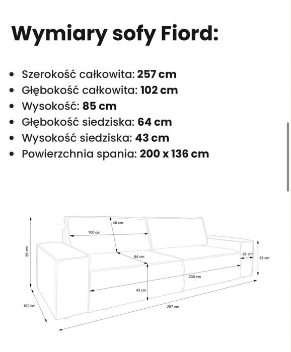 Kanapa Fiorda Agata Meble