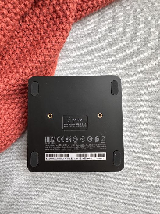 Macbook Stacja dokująca Belkin USB-C – 100W, DisplayLink