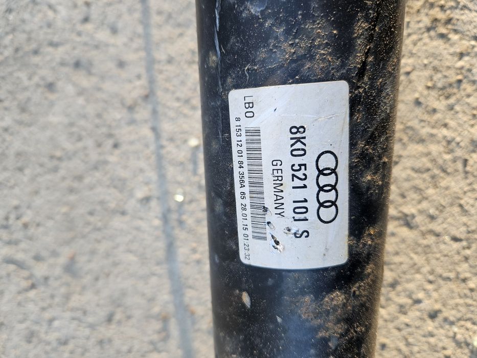 Wał pędny napędowy audi a4 b8 2005r 2.0tdi 4x4 quattro