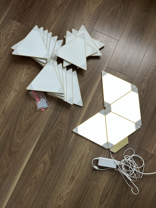 Kinkiet led 21 szt lampki trojkatne