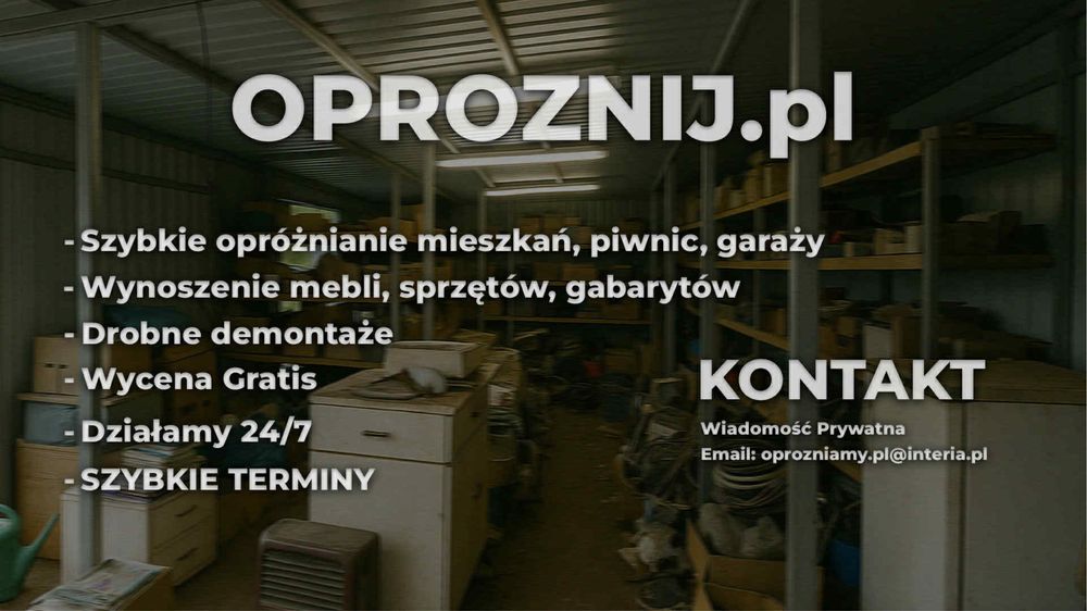 Zagracone mieszkanie? Opróżniamy wszystko!