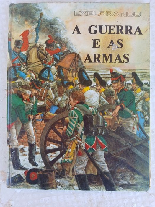 Livro juvenil Explorando a Guerra e as Armas