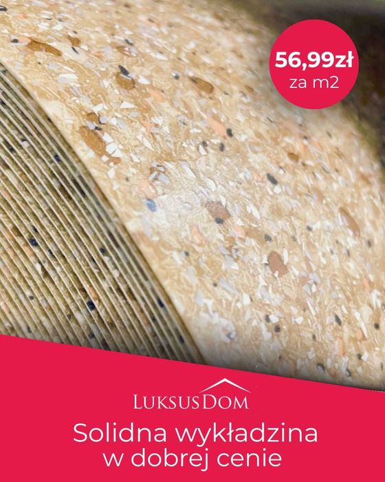 Wykładzina PCV Orion Chips 522/02 Beż 4 m rolka