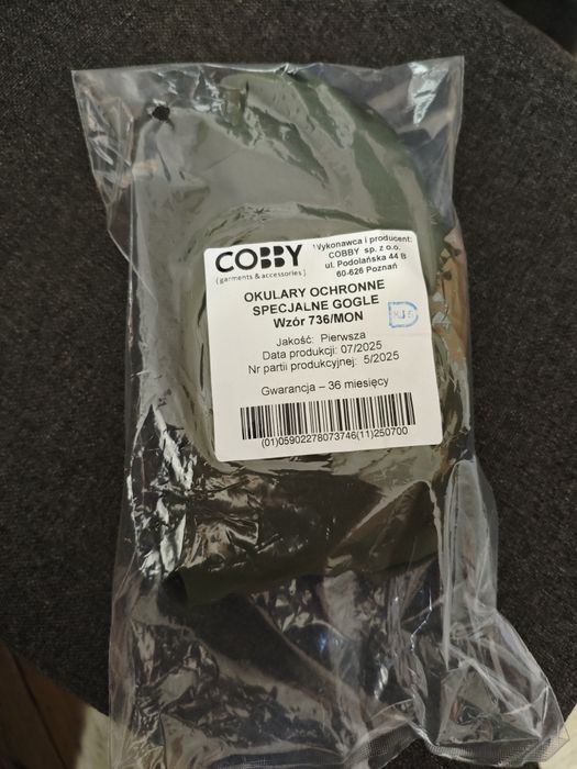 Okulary ochronne Specjalne gogle wz 736/MON