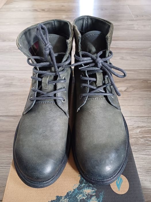 Męskie skórzane trzewiki Fernando Strappa rozm 40.