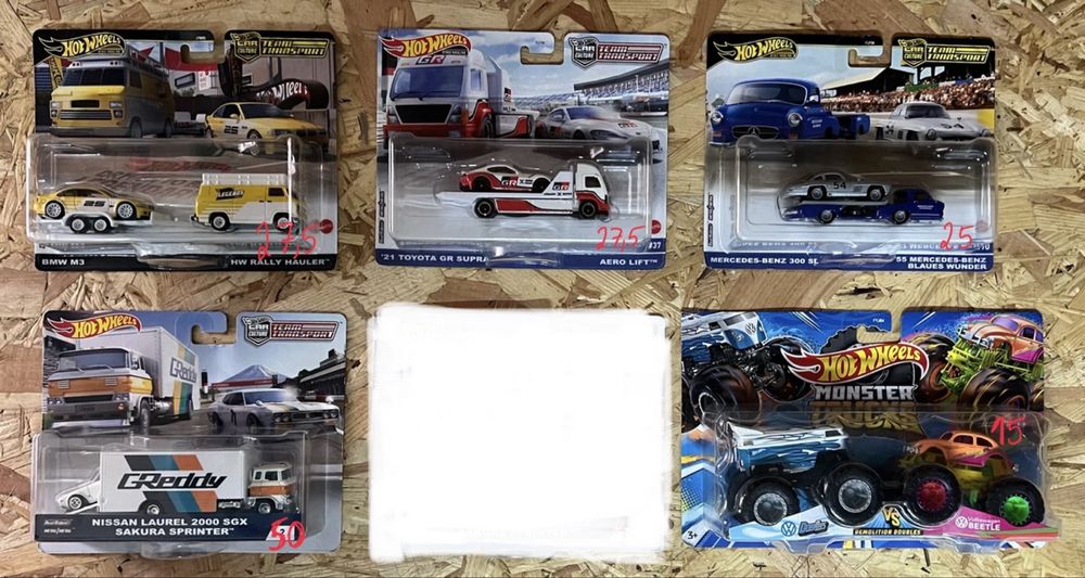 Packs Hot wheels Premium Selados