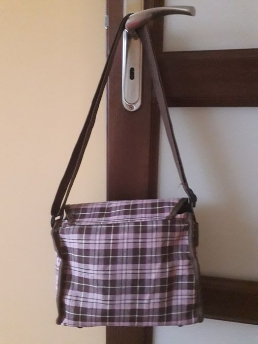 Torba młodzieżowa w kratę