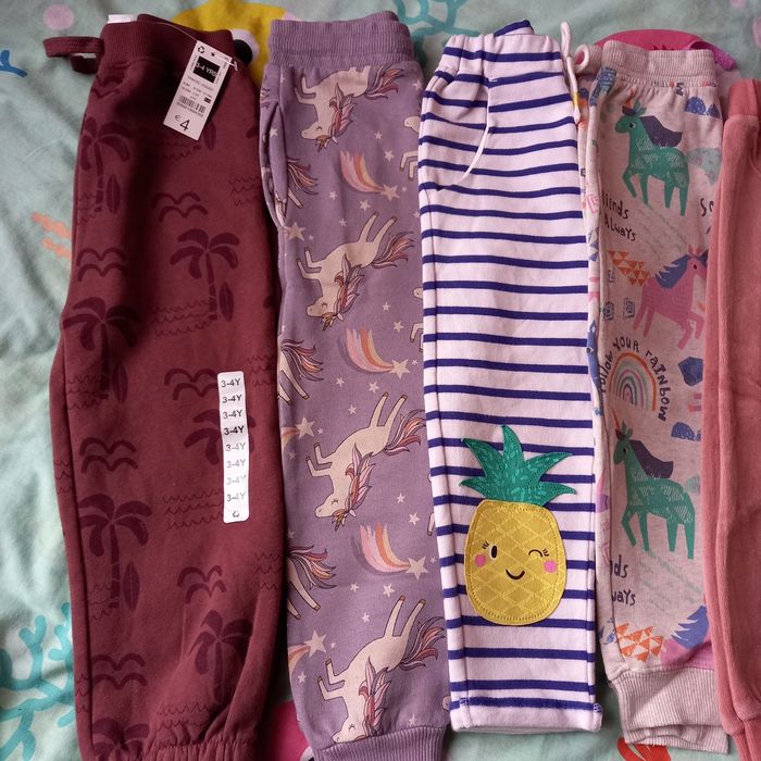Spodnie dresowe Next H&M dla dziewczynki r.98/104
