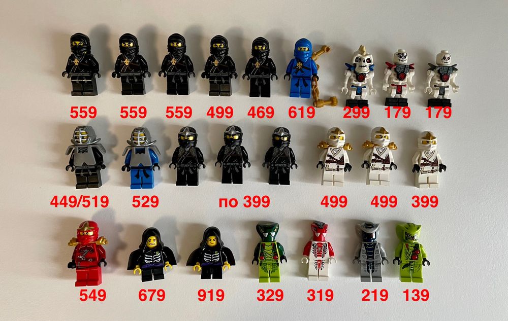 Lego ninjago фігурки оригінал