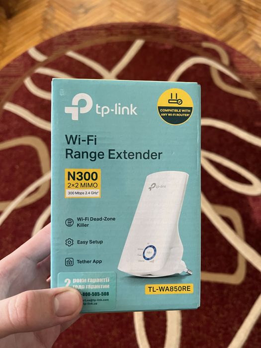 Ретранслятор wi-fi tp-link TL-WA850RE