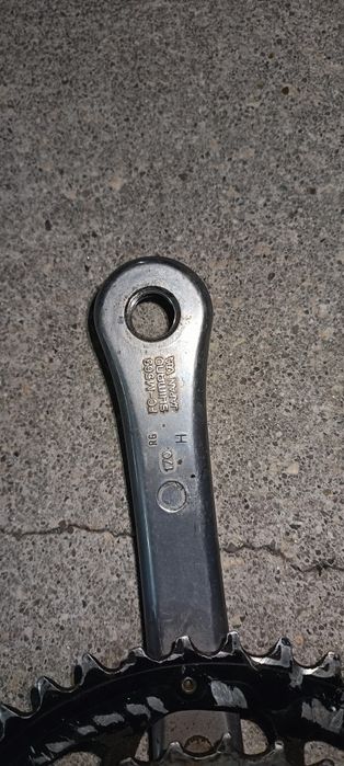 Pedaleira clássica Shimano LX