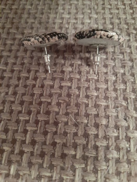 Kolczyki do ucha klipsy 2.5 cm biżuteria ucho