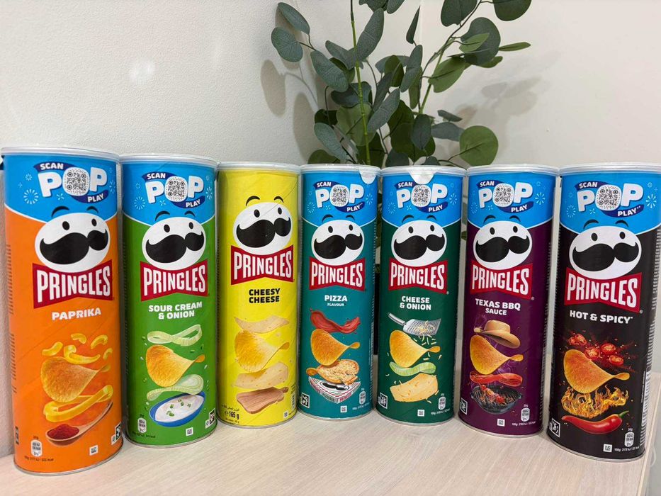 чіпси Pringles / прінглс ОПТ ціна снеки.