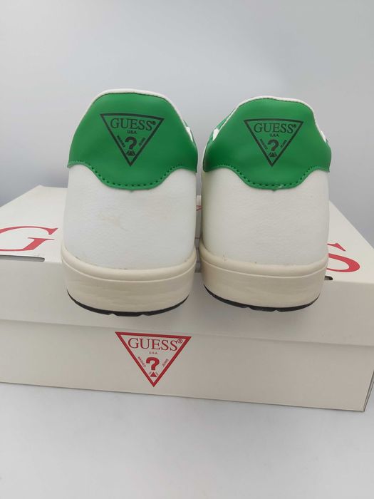NOWE sneakersy GUESS rozmiar 46 białe zielone trampki