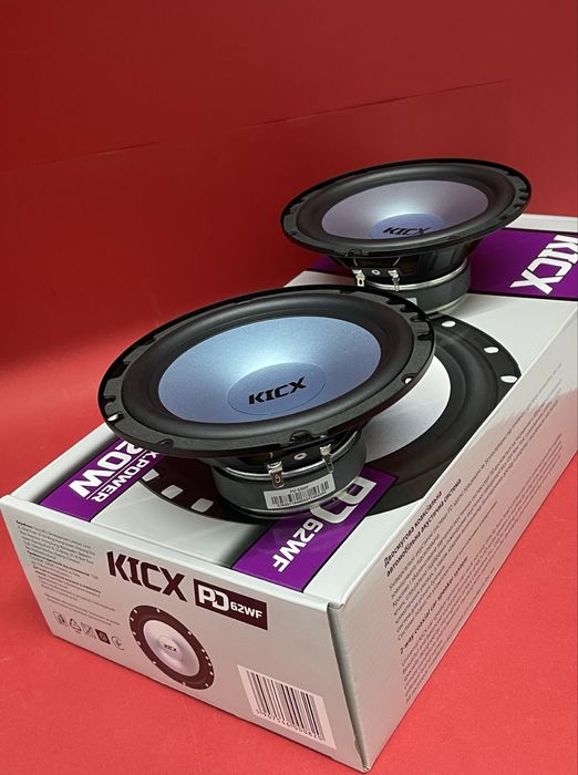 Динаміки Kicx PD62WF-чистий звук,глибокий бас, без вбудованих  пищалок