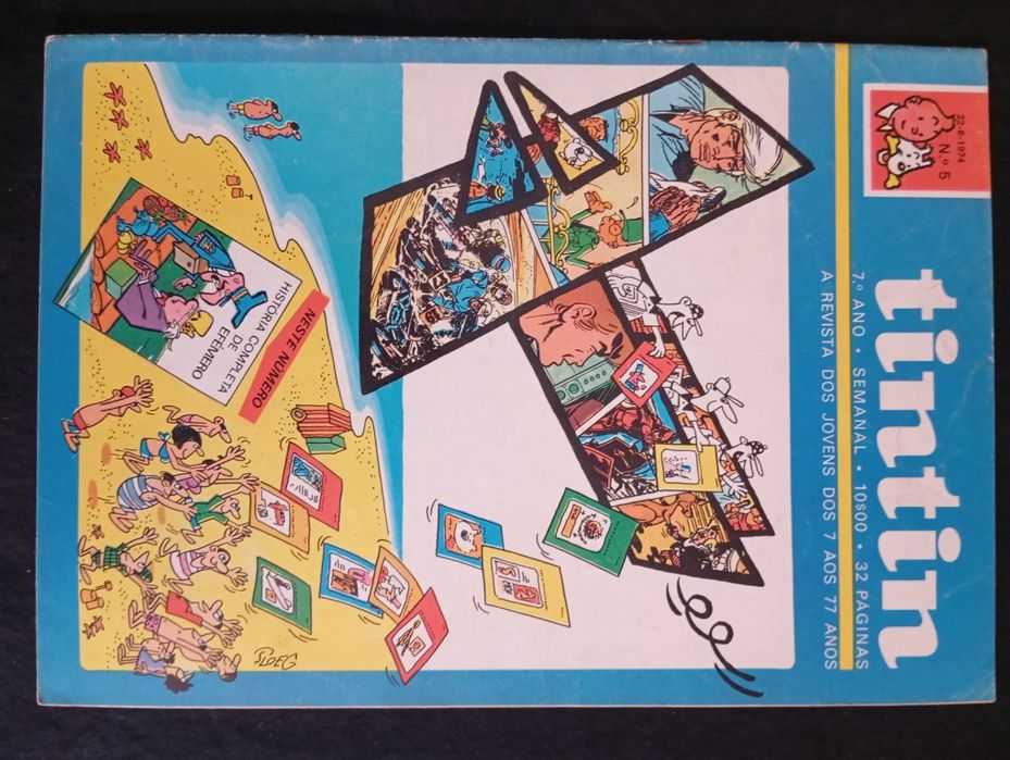 BD Colecionável Tin tin N°1 a N°8