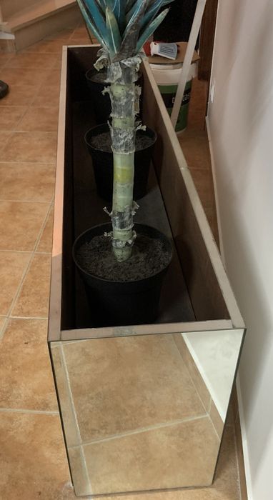 Vaso Floreira em espelho