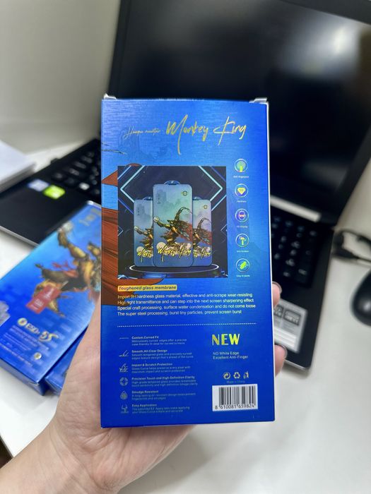 Захисне скло на айфон iphone преміум Monkey King ESD+ 5S Glass