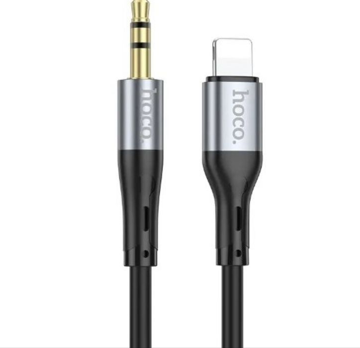 АудиокабельAUX для iPhone Hoco UPA22 Переходник (AUX 3.5 to Lightning)