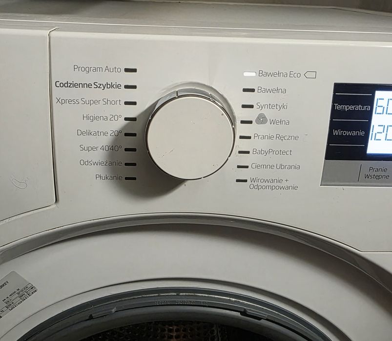Zestaw AGD: Pralka Beko 7kg Inwerter + Suszarka Hoover 9kg Pompa Ciepła!