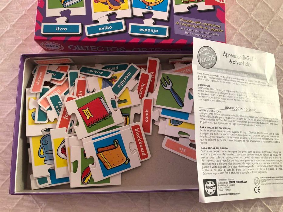 Jogo Didáctico - Aprender Inglês424934545776322562