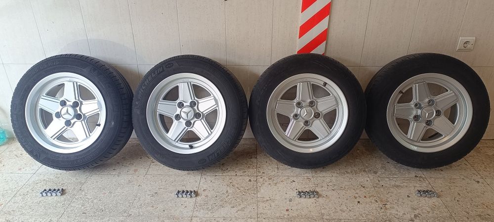 Jantes Mercedes Melber R15 5x112 impecáveis