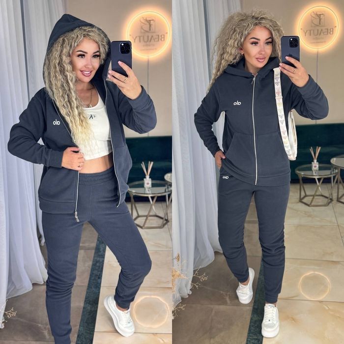 ‼️Флісовий костюм. ОПТ та роздріб з блискавкою. Розм:42-44,46-48,50-52