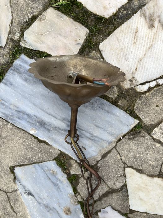 Candeeiro teto estilo anos 90