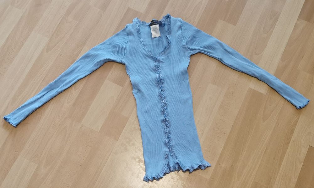 Rosemunde Copenhagen - rozpinana jasnoniebieska bluzeczka roz. 14/166 cm