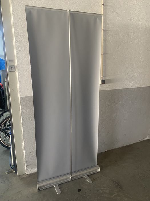 Rollup painel de exposição