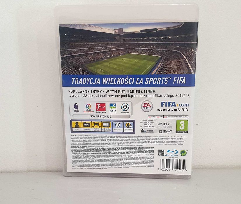 GRA Fifa 19 PS3 Gra PL