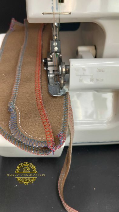 Szwedzki Owerlok skóra  jeans dresówka  dzianina Gwarancja 12 msc