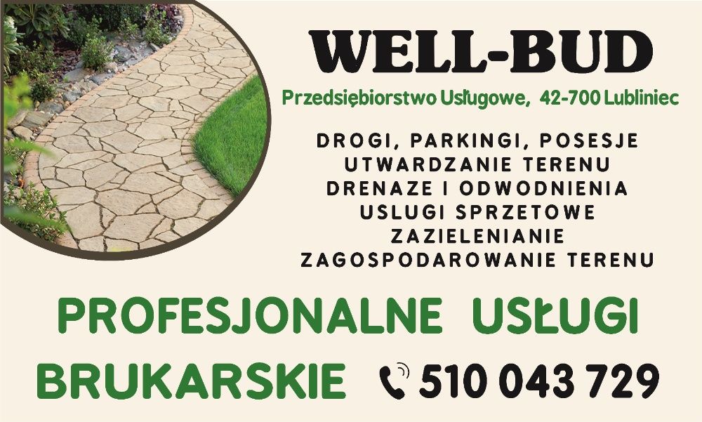 Brukarstwo układanie kostki brukowej.