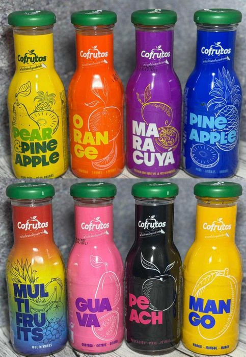 Сік Cofrutos 200 мл гуава,маракуя,ананас,груша,апельсин,персик,фрукт