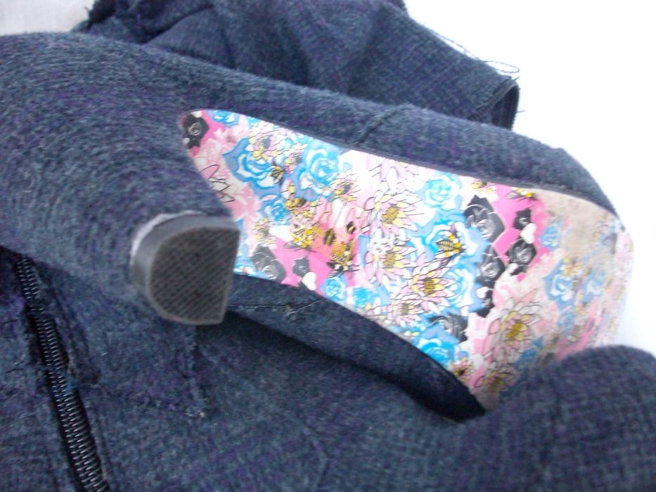 Irregular Choice jeansowe botk szpilki 37