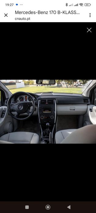 Mercedes 170 B-classe NGT