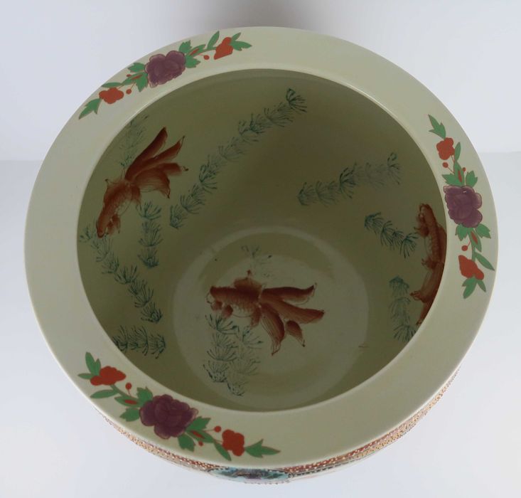 Aquário / Cachepô de Grande Porte - Porcelana da China - 36 cm