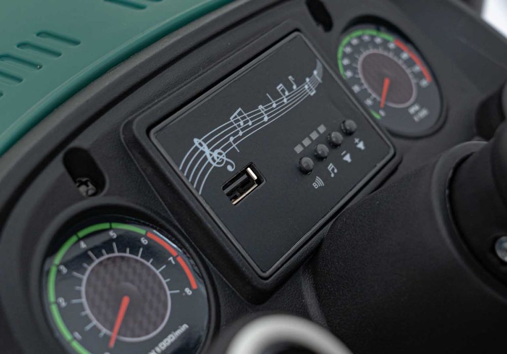 190W 6-8 km/h Traktor Na Akumulator HC-306 Ciemno Zielony 24V