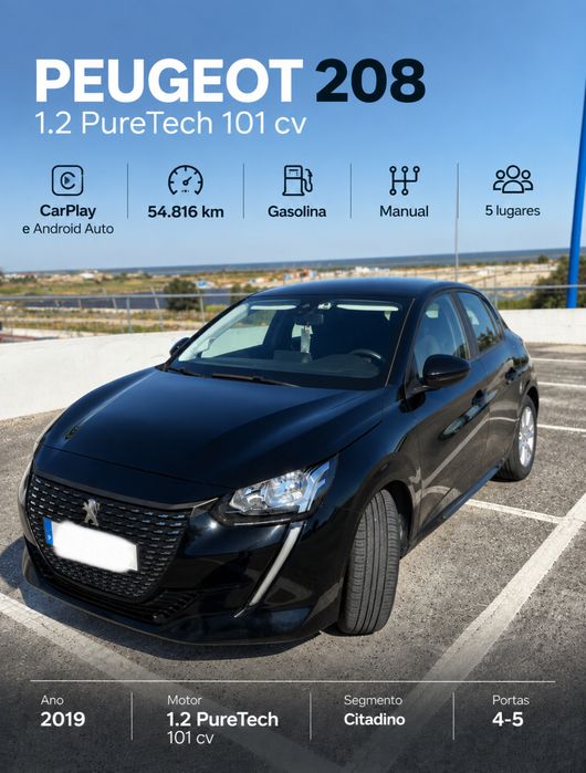 Peugeot 208 1.2 PureTech 101cv | 54.816 km | CarPlay