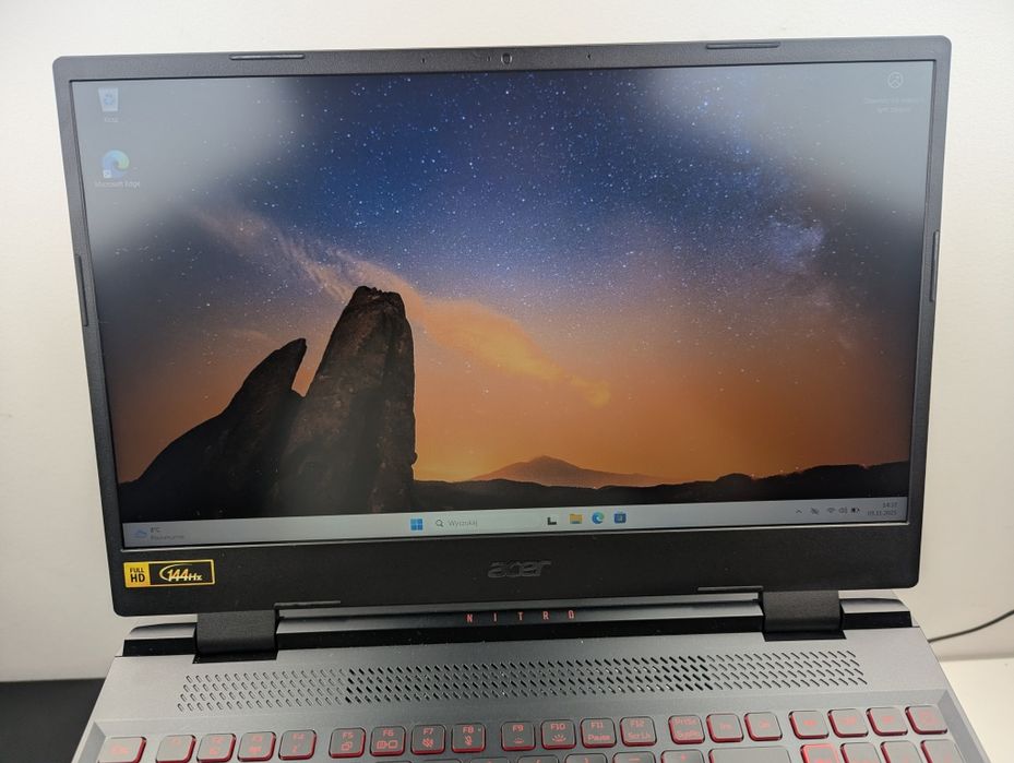 LAPTOP GAMINGOWY Acer Nitro RTX 3050 i5-12500H 165hz komputer